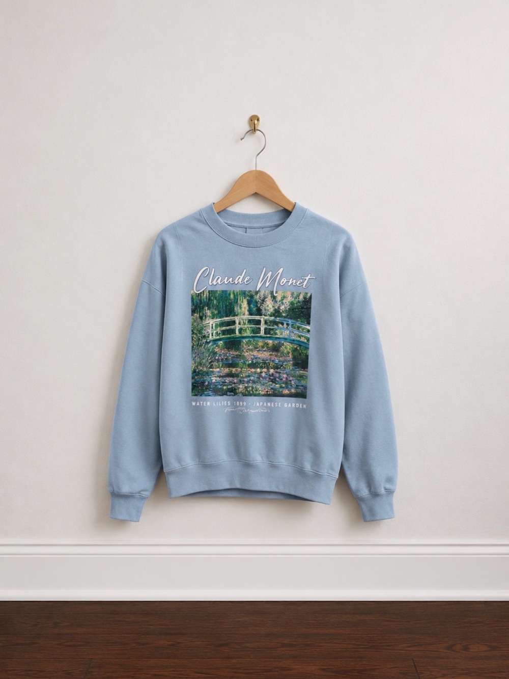Rebellious One Light Blue Crewneck Sweatshirt